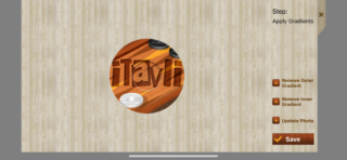 iTavli: Add gradients in the custom chip